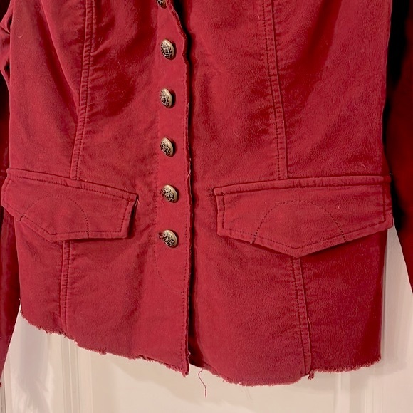 Free People Ella Sergeant Jacket Small - Picture 7 of 10